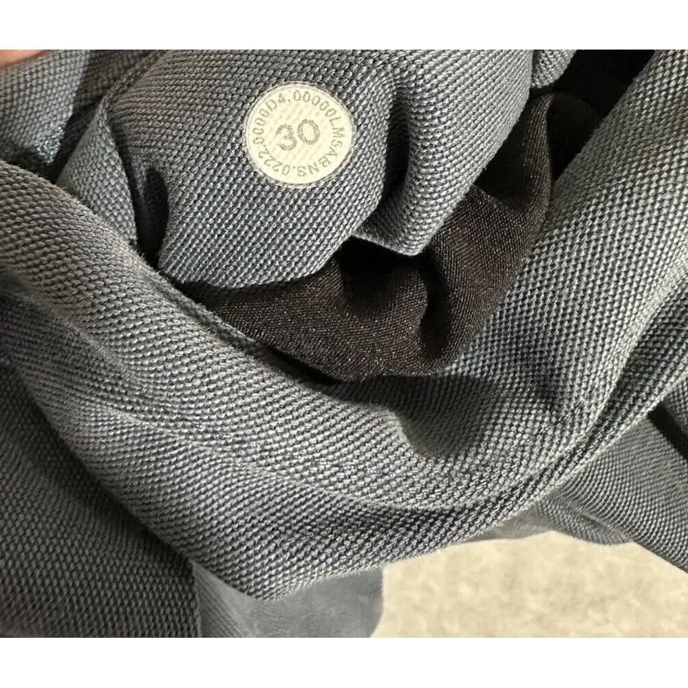 Lululemon Pants Mens 30 X 30 ABC 5 Pocket Dark Grey Flat‎ Front Light Weight